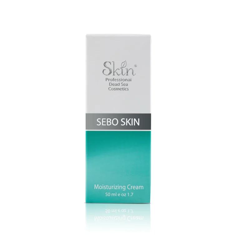 אריזת Sebo Skin Moisturizing Cream, צילום מוצר על רקע לבן