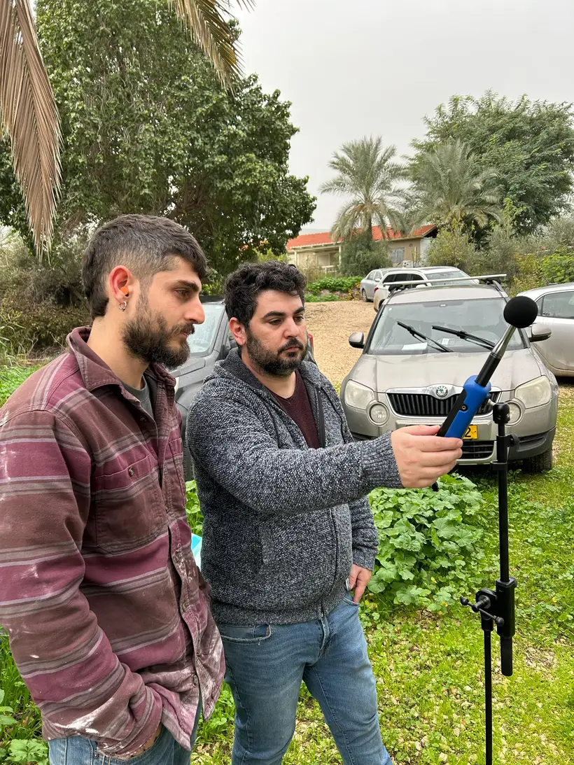 מדידת אקוסטיקה בשטח